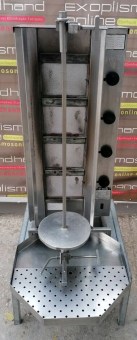Γύρος Αερίου 4 Καυστήρες Για 70Kg Κρέας POTIS - Μεταχειρισμένο